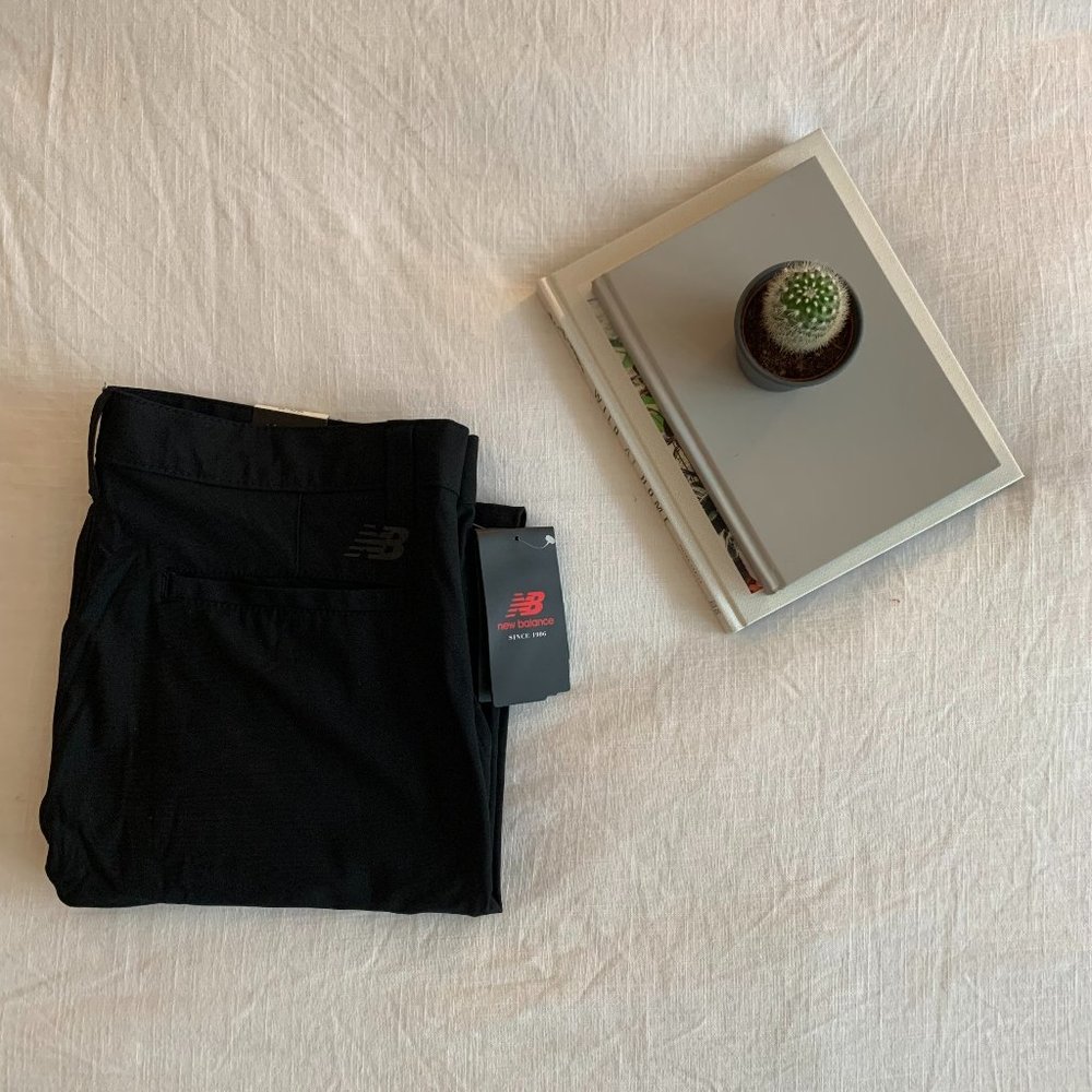 Brand new! New Balance Men's black 4-way stretch pants